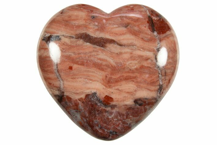 1.7" Polished Kona Dolomite Hearts - Michigan - Photo 1